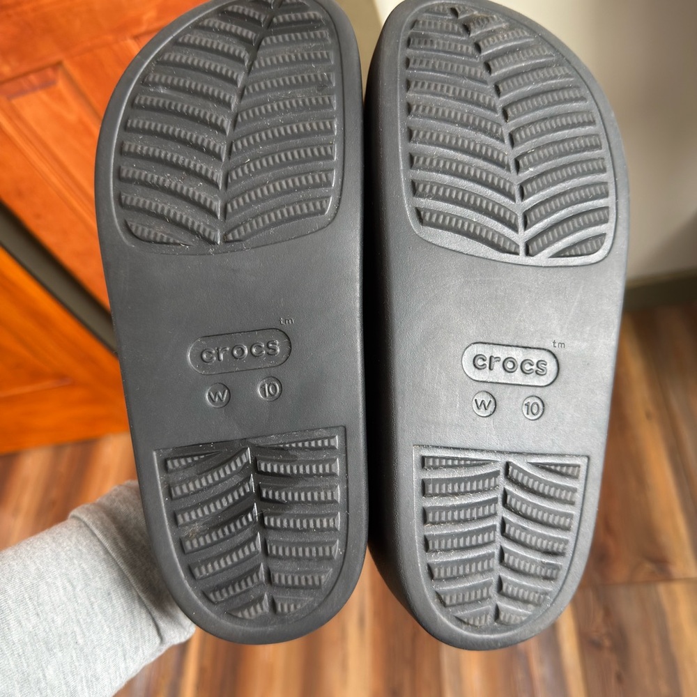 Black Platform Clogs - image 4